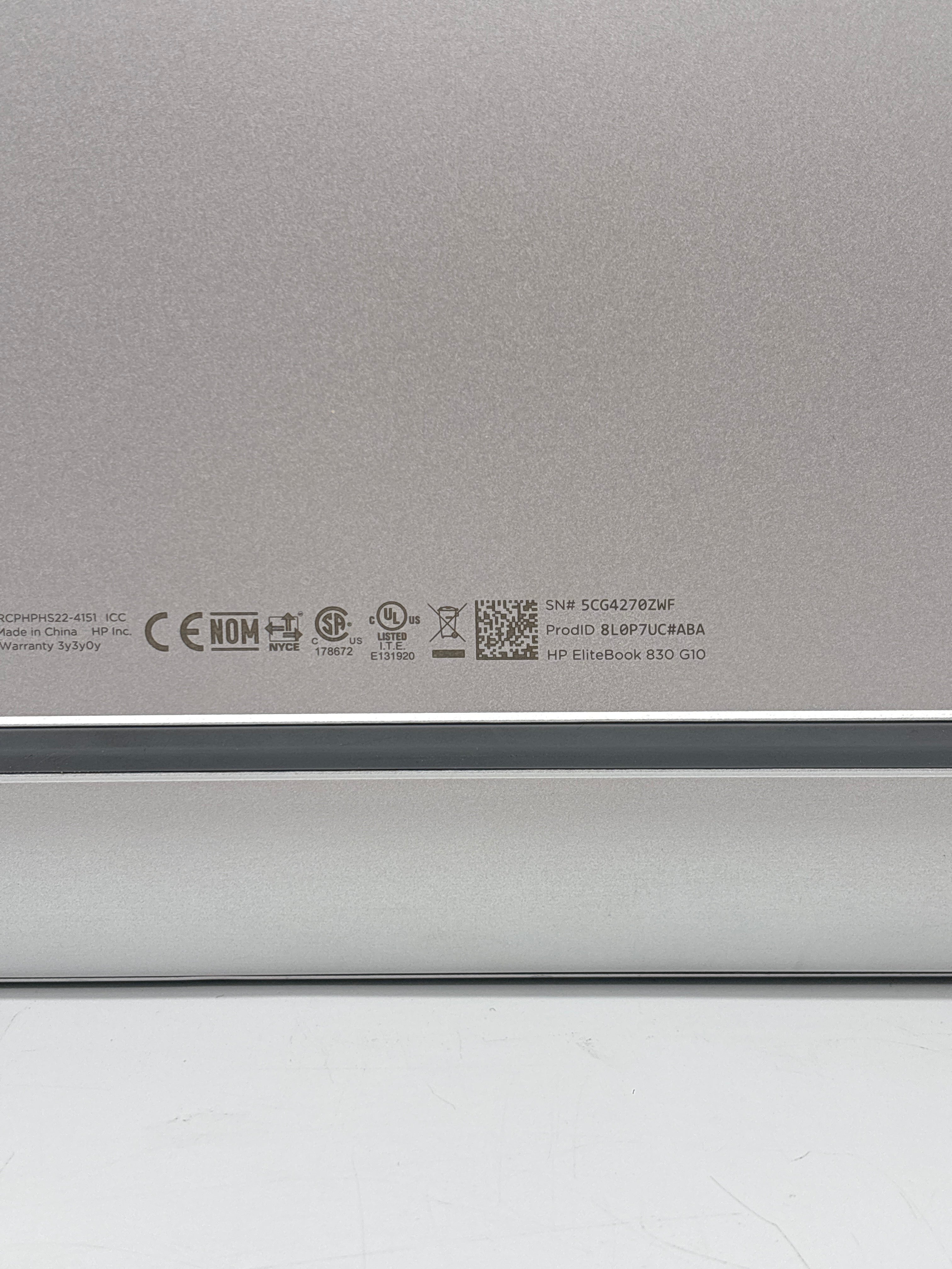 HP EliteBook 830 G10 Core i5-1345U 16GB RAM 256GB SSD - BIOS Lock/Remotely Managed