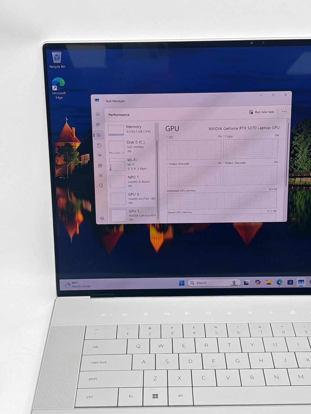 Dell XPS 16 Premium DA16250 Touch Ultra 9 285H 64GB RAM 2TB SSD RTX 5070