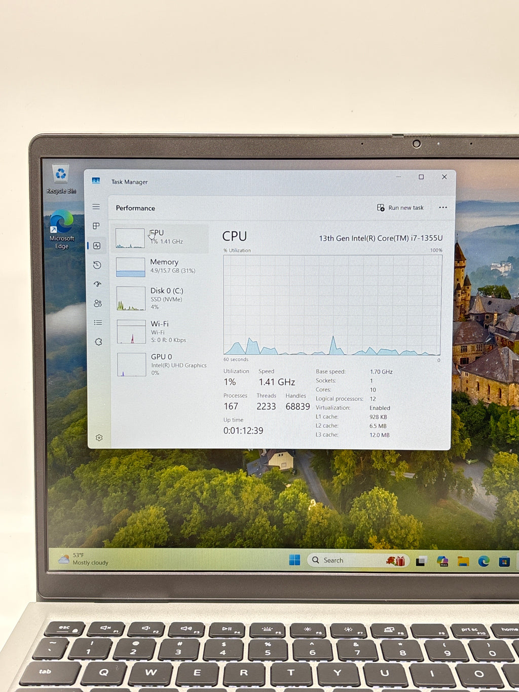 Dell DC15250 15-inch i7-1355U 16GB RAM 1TB SSD - Used