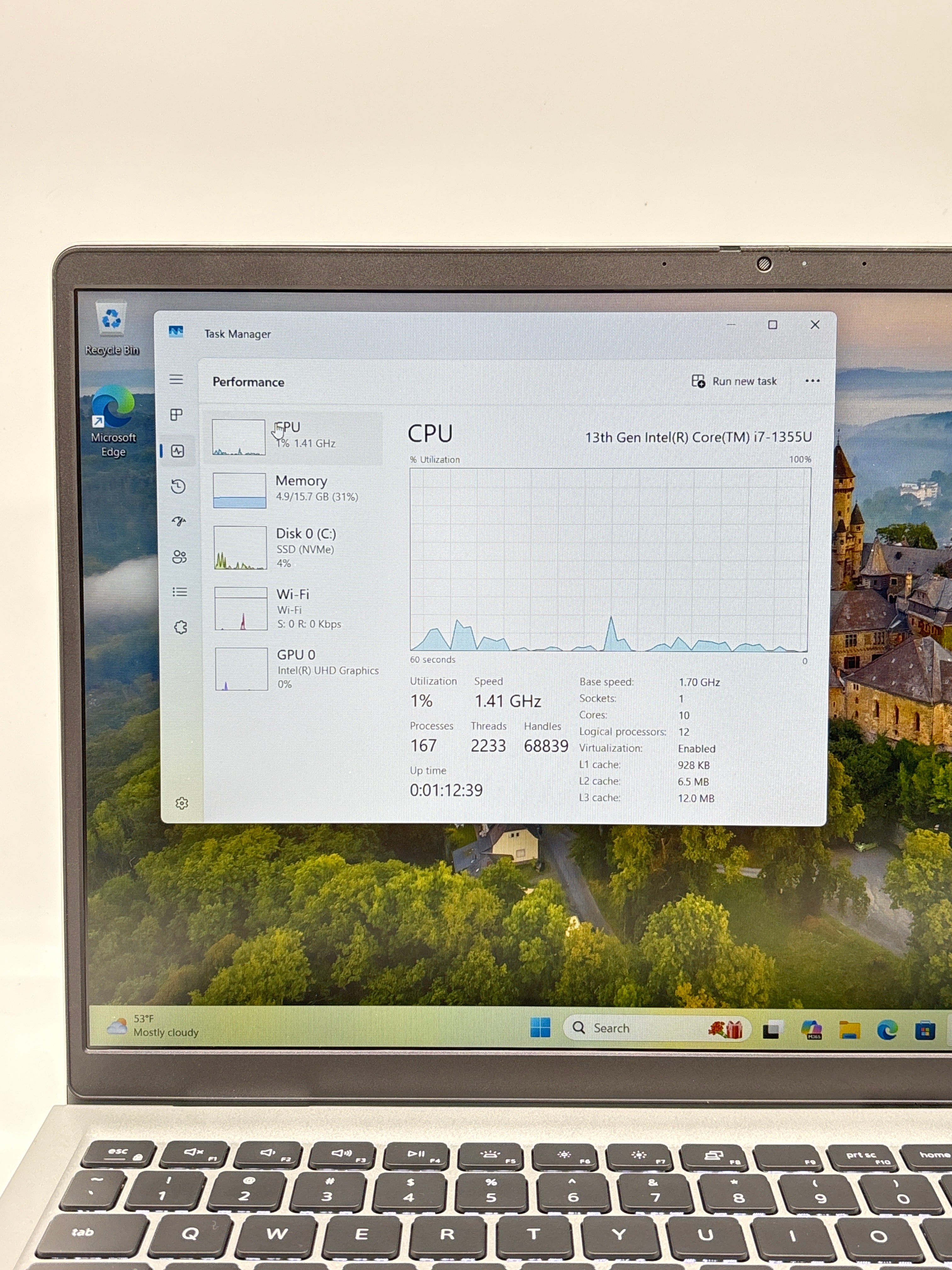Dell DC15250 15-inch i7-1355U 16GB RAM 1TB SSD - Used