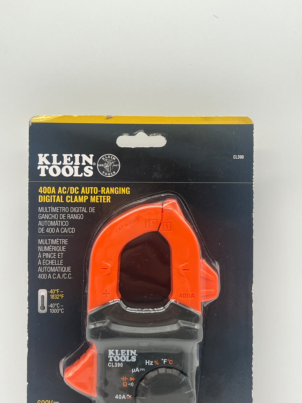 Klein Tools CL390 Clamp Meter Digital Display 600V AC DC New In Box