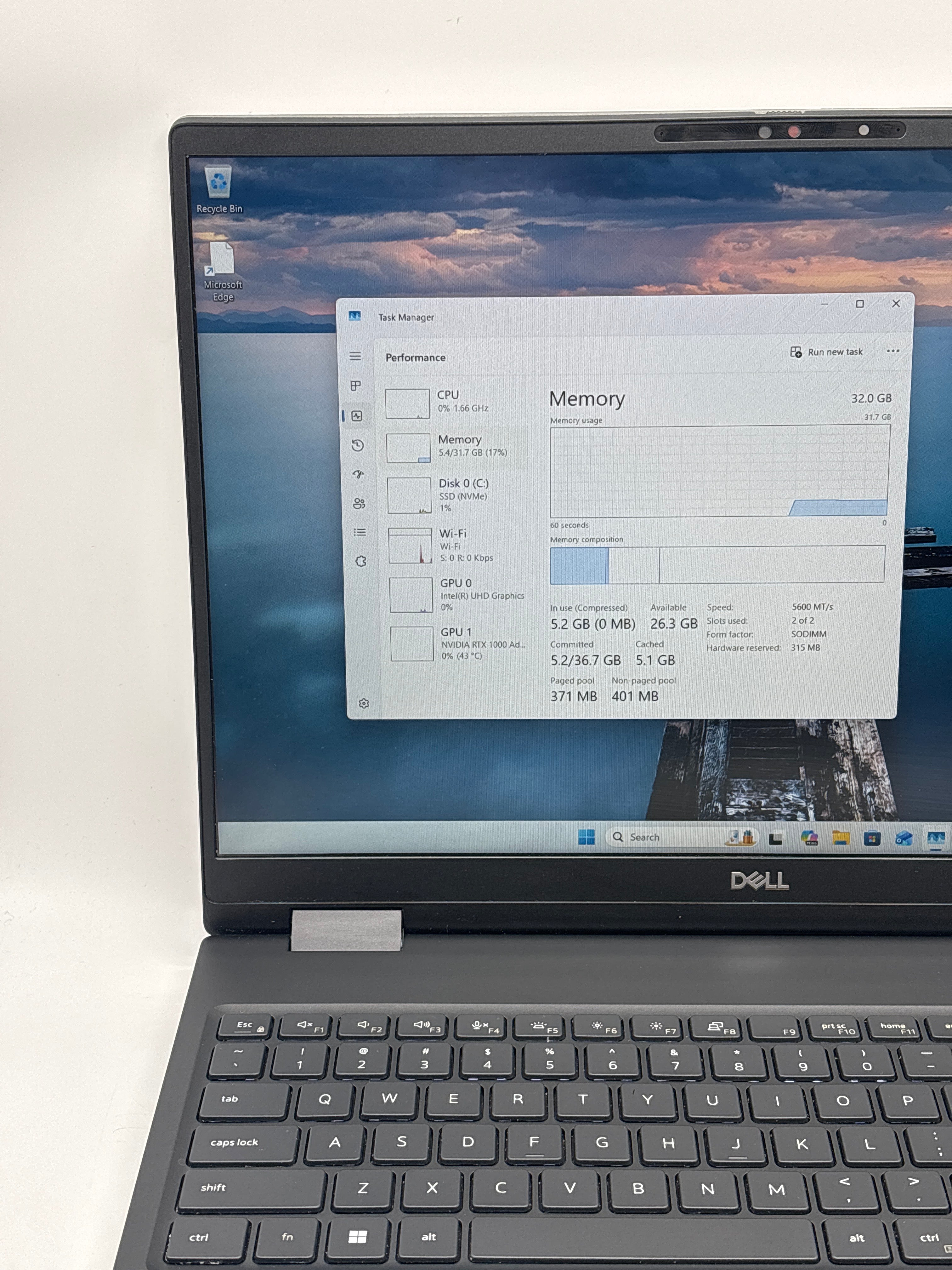 Dell Precision 7680 i7-13850HX 32GB RAM 1TB SSD RTX 1000 Ada Used