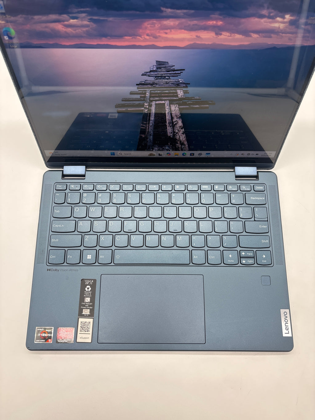 Lenovo Yoga 6 13.3" Ryzen 5 5500U 8GB RAM 256GB SSD Blue Laptop