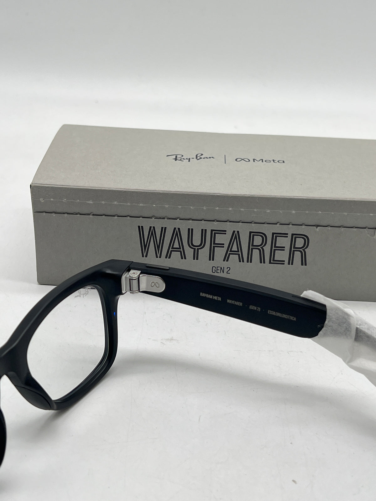 Ray-Ban Meta Wayfarer RW4012 Gen 2 Smart Glasses Matte Black Transitions Gray