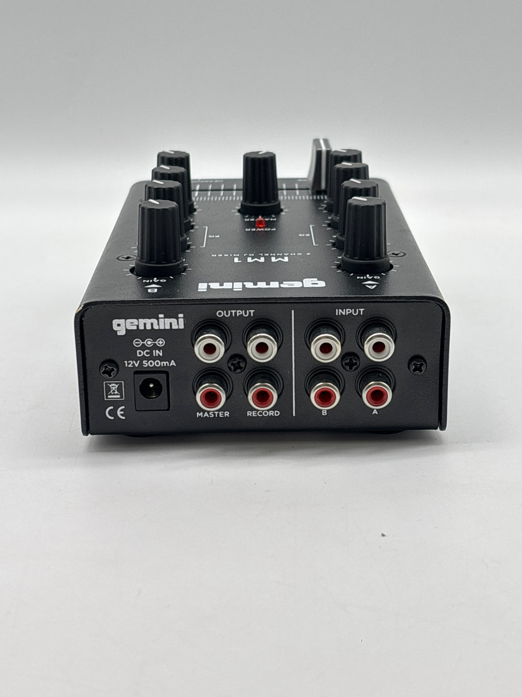 Gemini MM1 2-Channel DJ Mixer Audio Pocket Sized - Used