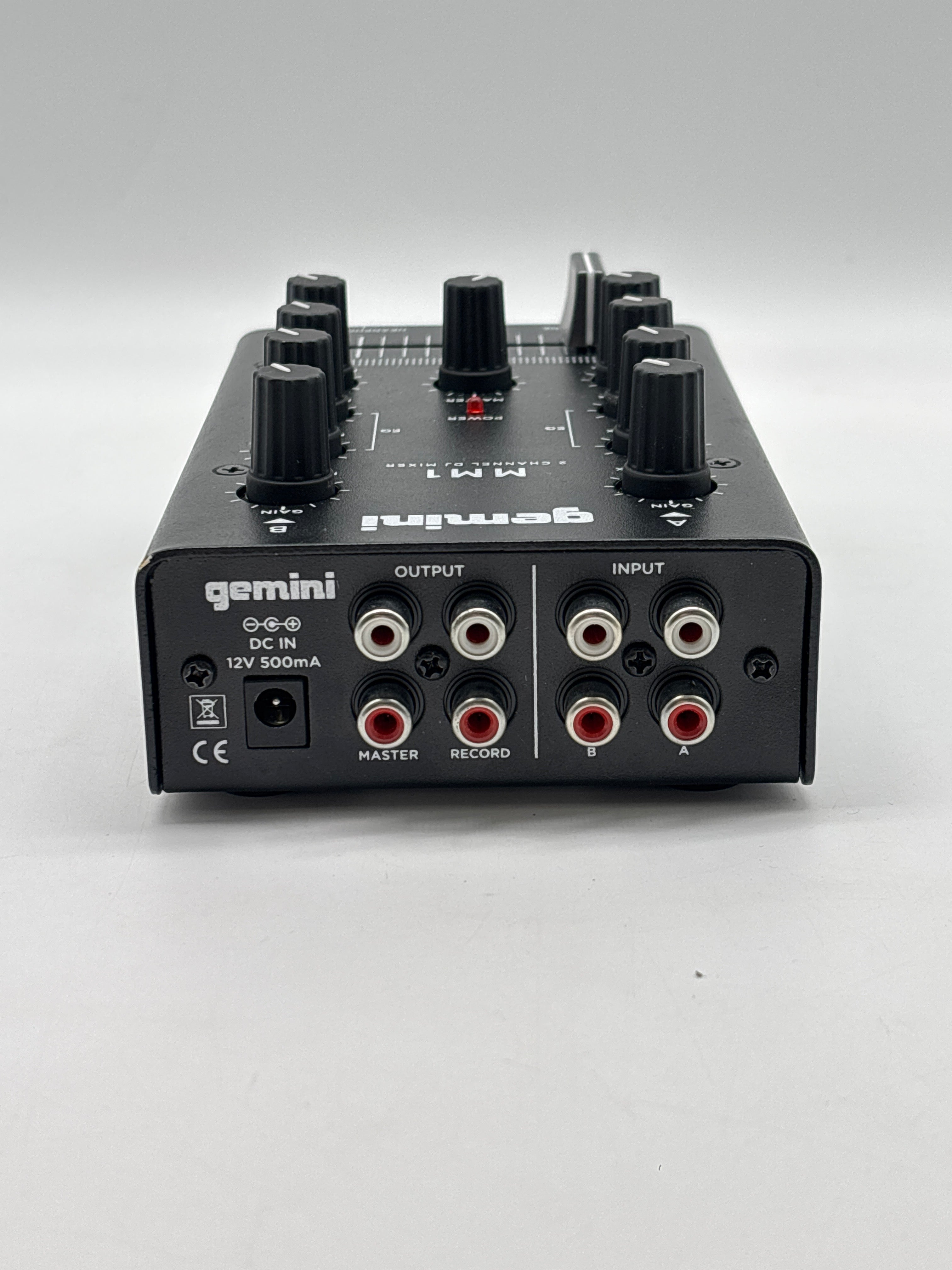 Gemini MM1 2-Channel DJ Mixer Audio Pocket Sized - Used
