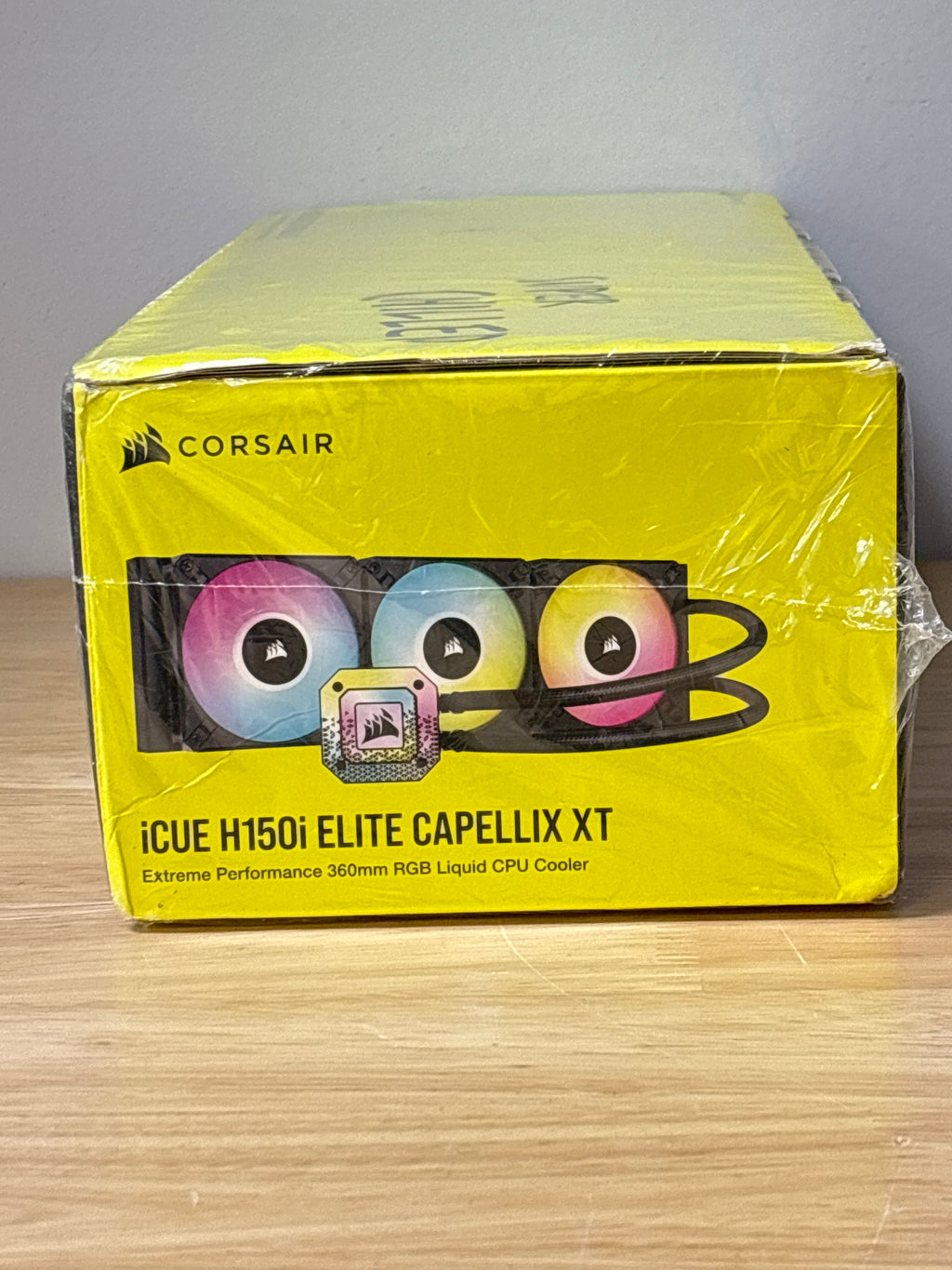 Corsair iCUE H150i Liquid CPU Cooler 120mm Multicolor LED Black - New In Box