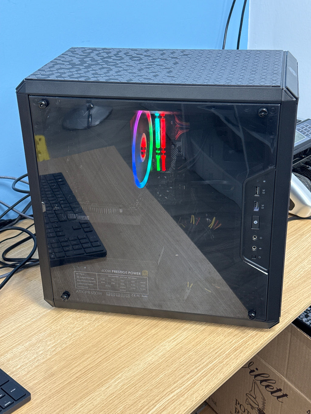Gaming PC Ryzen 5 5500 16GB RAM 1TB SSD RTX 3050 - Used