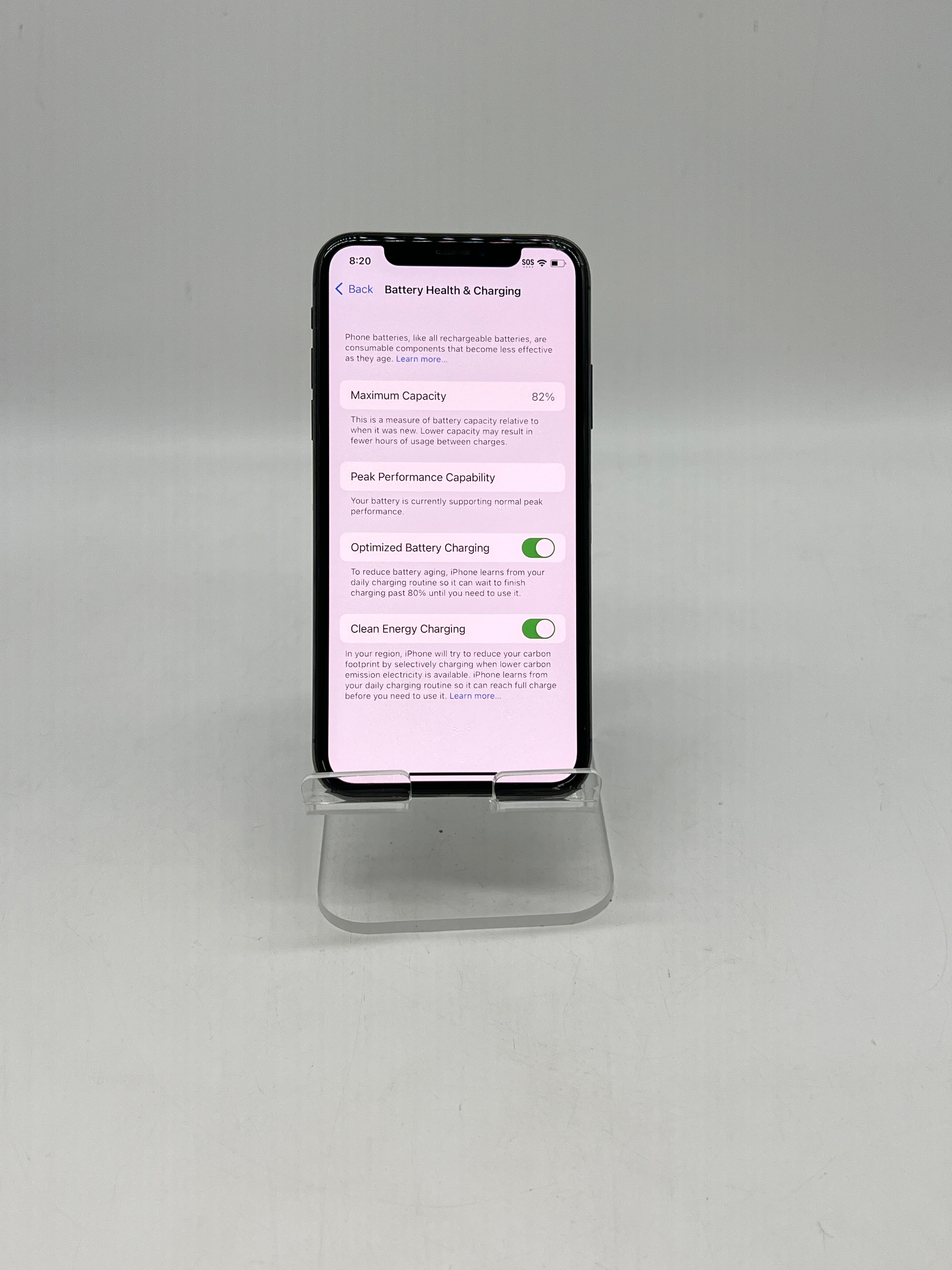 Apple iPhone X 64GB Factory Unlocked - Back Cracked