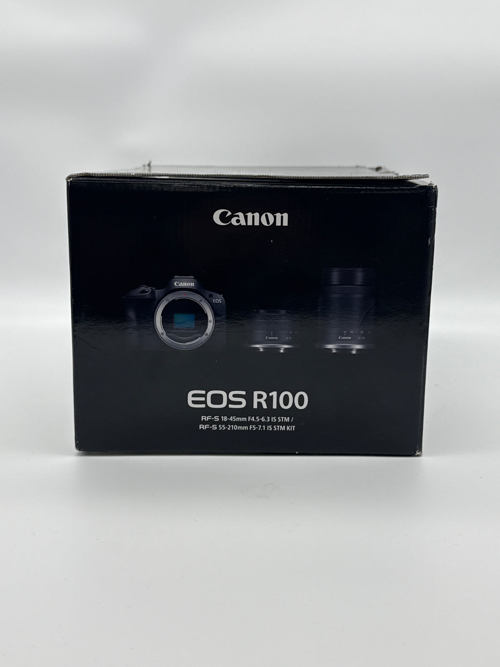 Canon EOS R100 24MP Mirrorless 2-Lens Kit 18-45mm 55-210mm - New