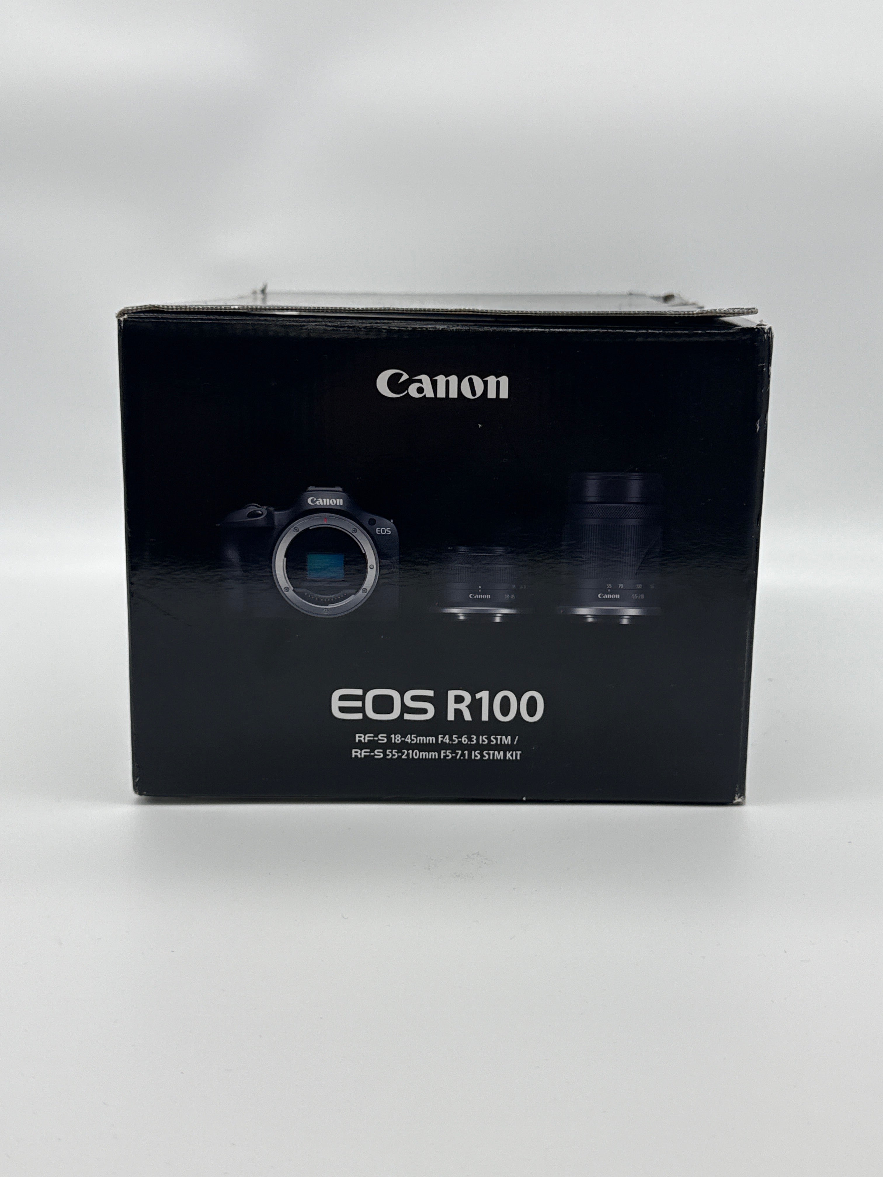 Canon EOS R100 24MP Mirrorless 2-Lens Kit 18-45mm 55-210mm - New