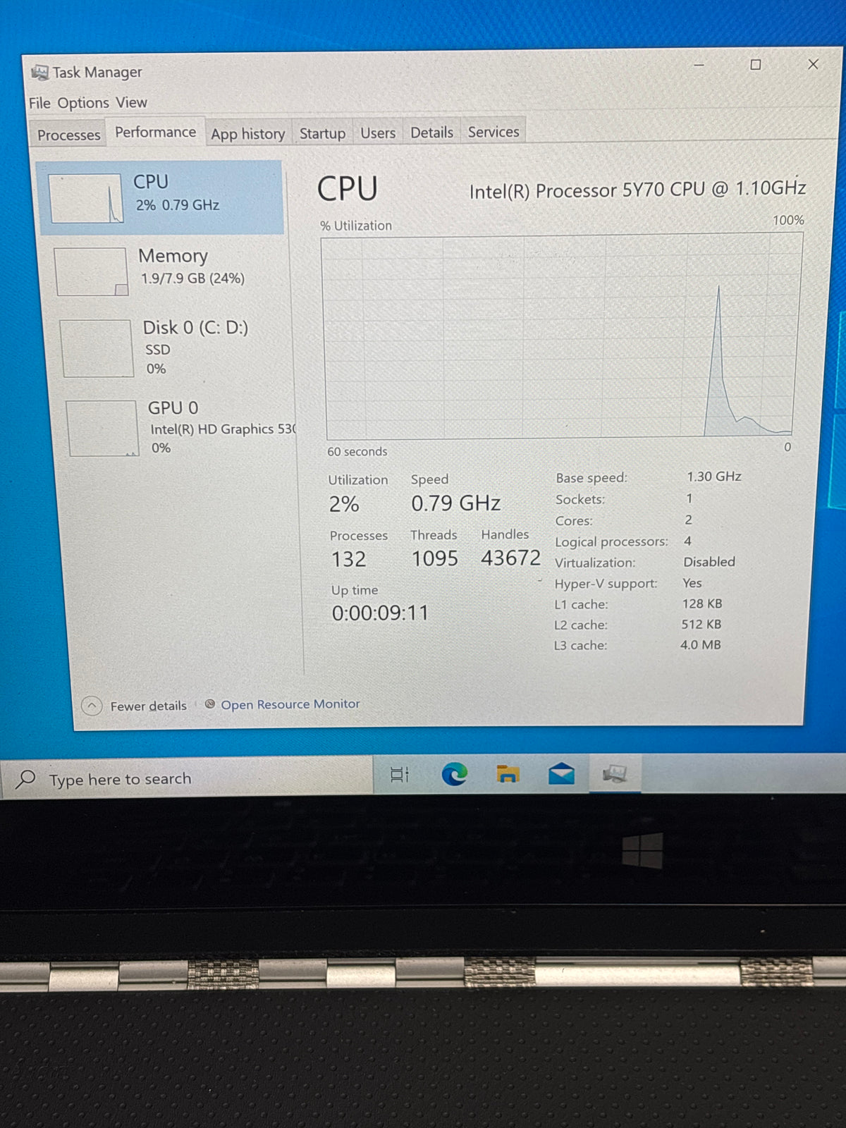 Lenovo Yoga 3 Pro 14" Core M-5Y70 8GB RAM 256GB SSD Orange - Bad Battery
