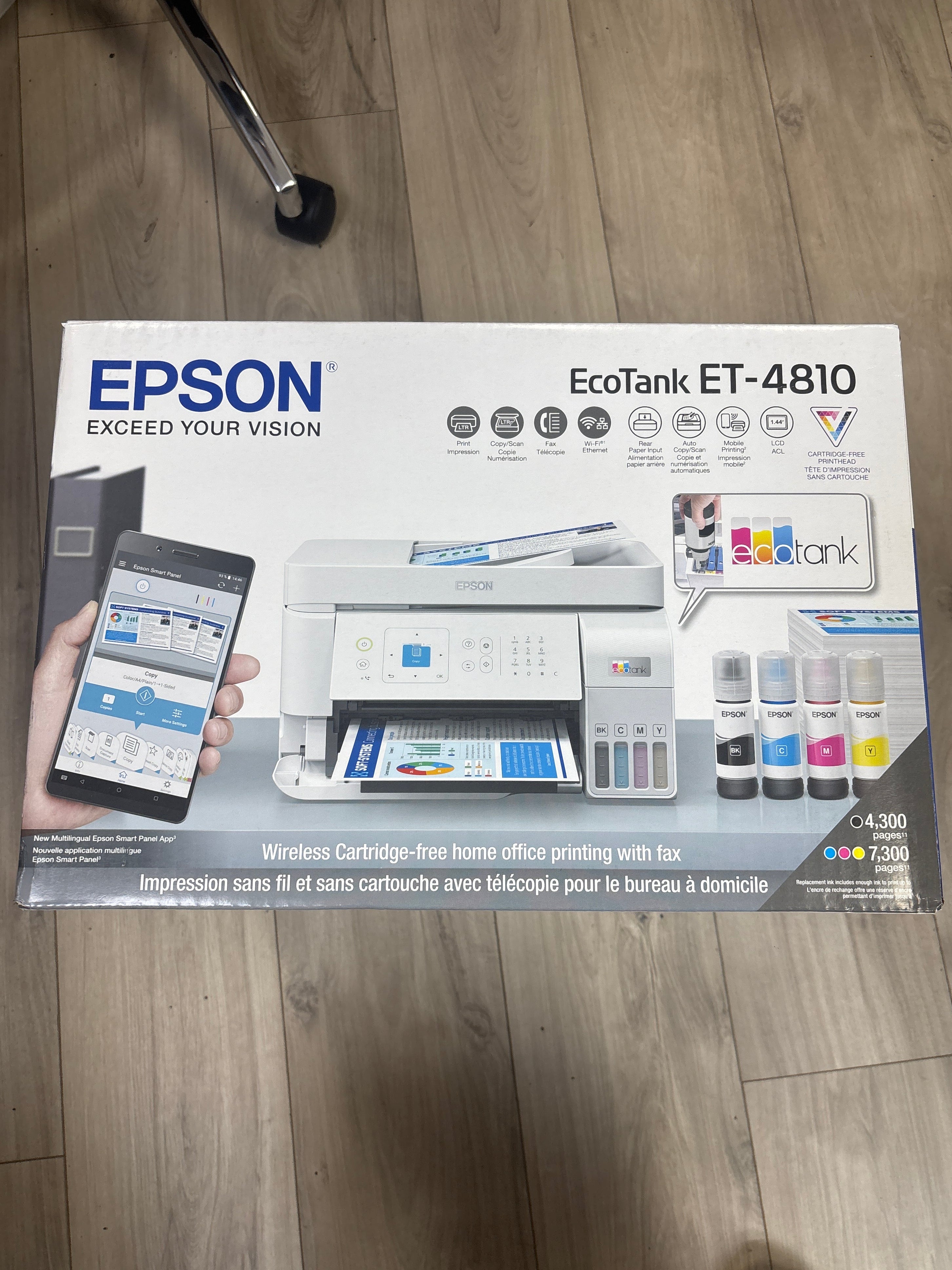 Epson ET-4810 Printer White New In Box