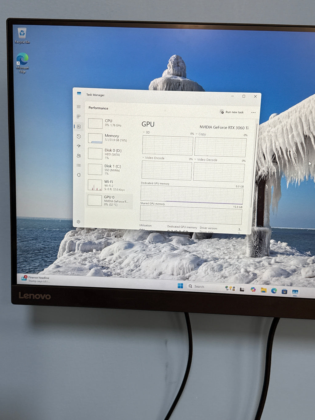 Custom PC i9-10900KF 32GB RAM 4TB HDD + 1TB SSD RTX 3060 Ti