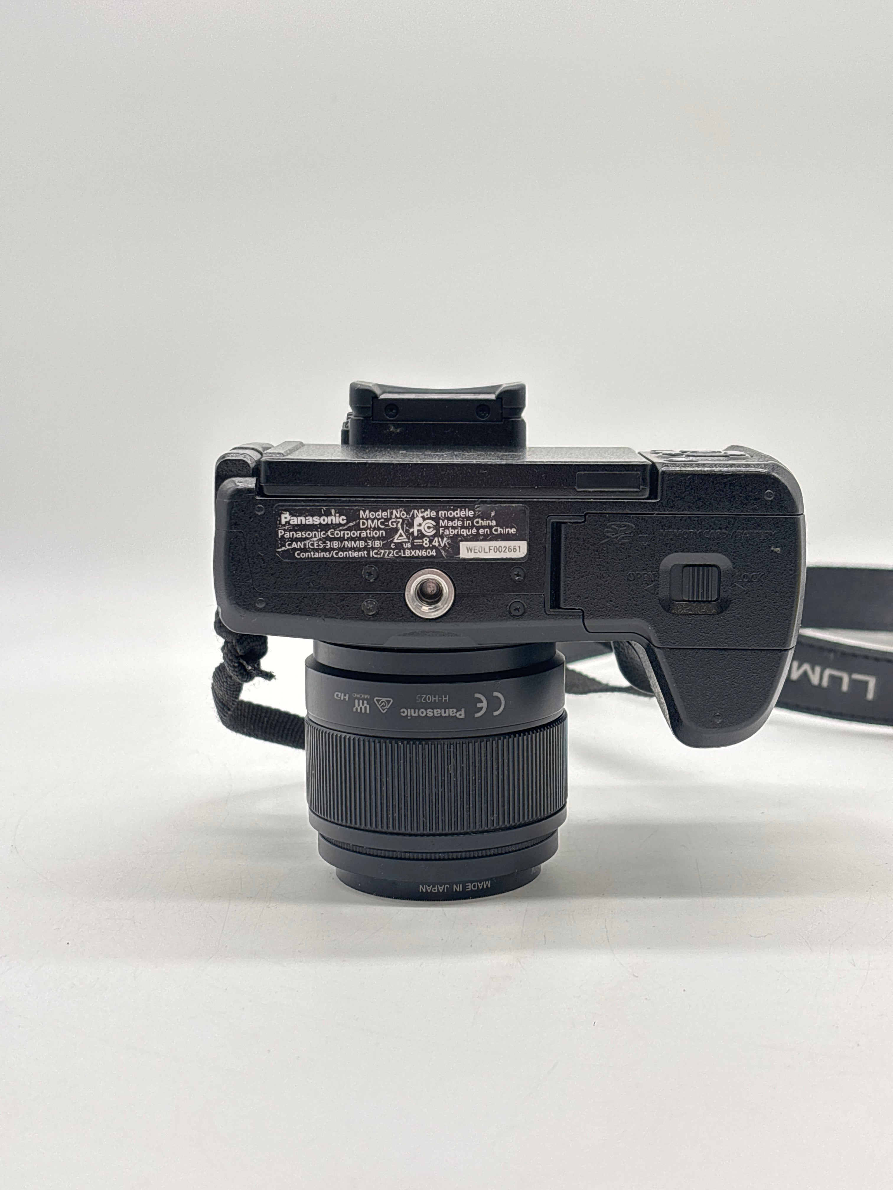 Panasonic Lumix DMC-G7 Mirrorless Camera 4K UHD Black