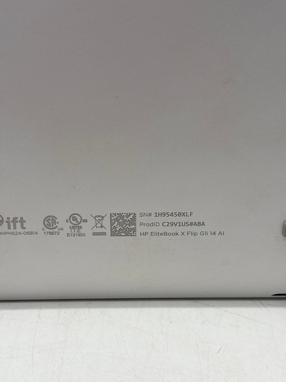 HP Elitebook X Flip G1i 14" Ultra 7 268V 32GB RAM 1TB SSD Silver - Bad Display