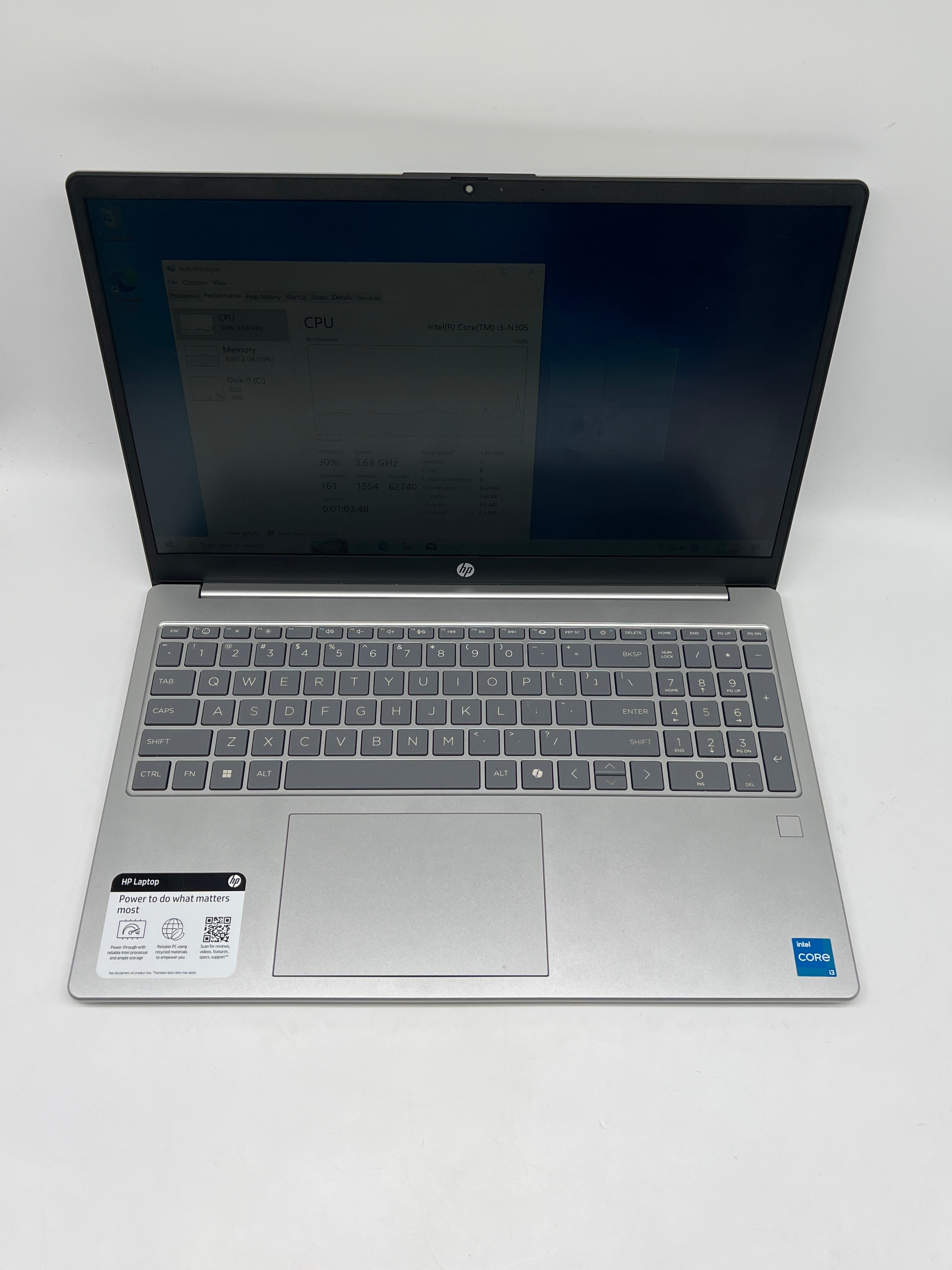 HP Laptop 15-fd0xxx i3-N305 8GB RAM 256GB SSD - Used