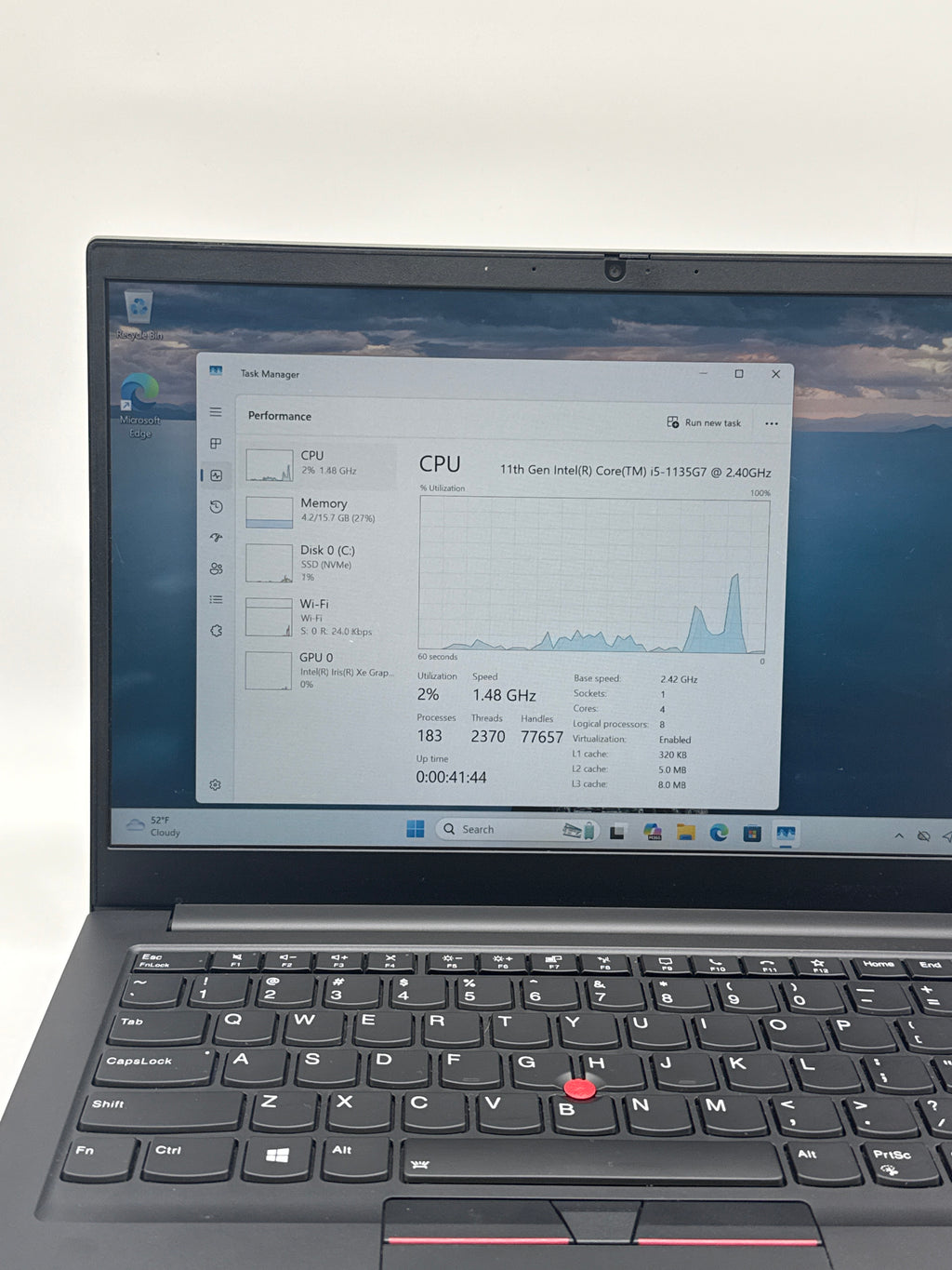 Lenovo ThinkPad E14 Gen 2 i5-1135G7 16GB RAM 256GB SSD
