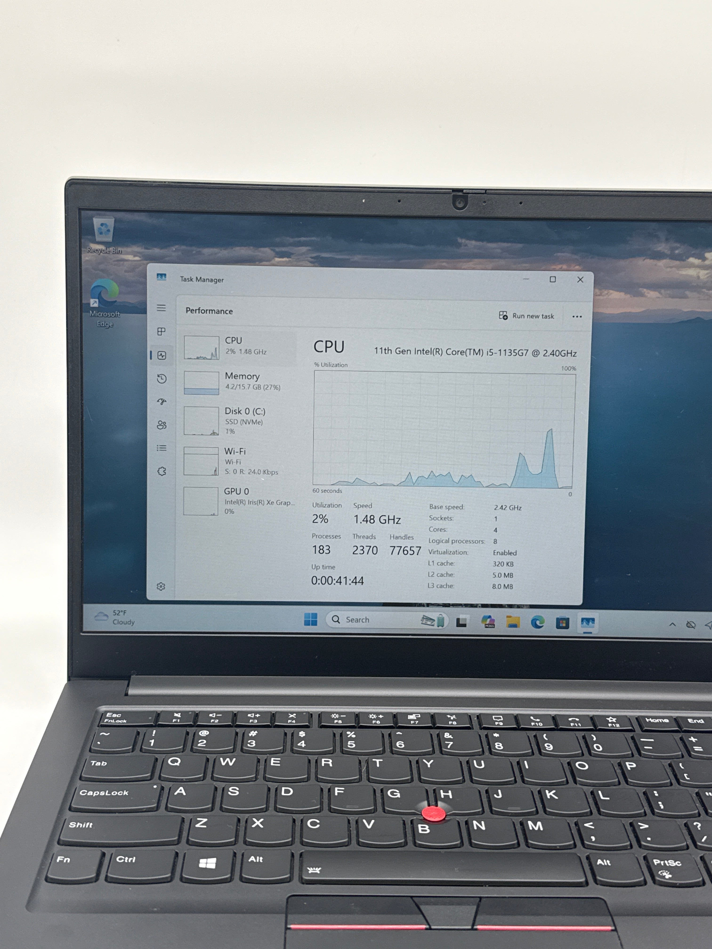 Lenovo ThinkPad E14 Gen 2 i5-1135G7 16GB RAM 256GB SSD