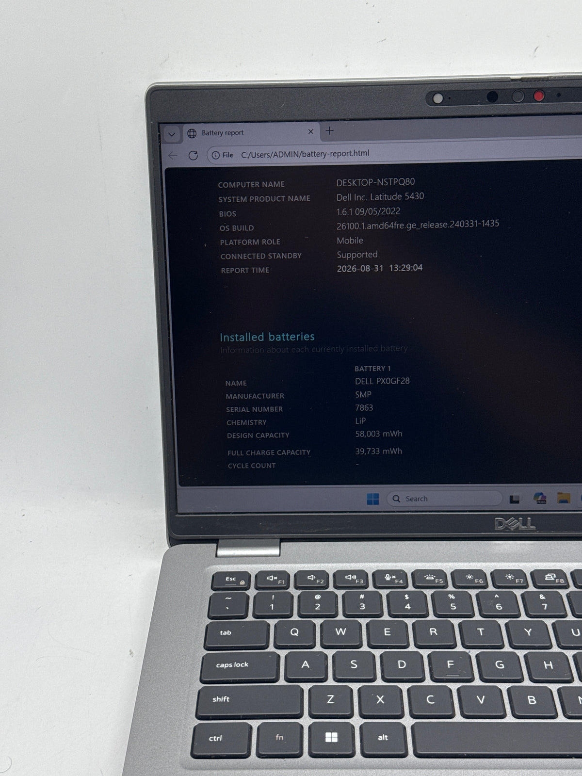 Dell Latitude 5430 14" Core i5-1235U 16GB RAM 256GB SSD Gray - Used