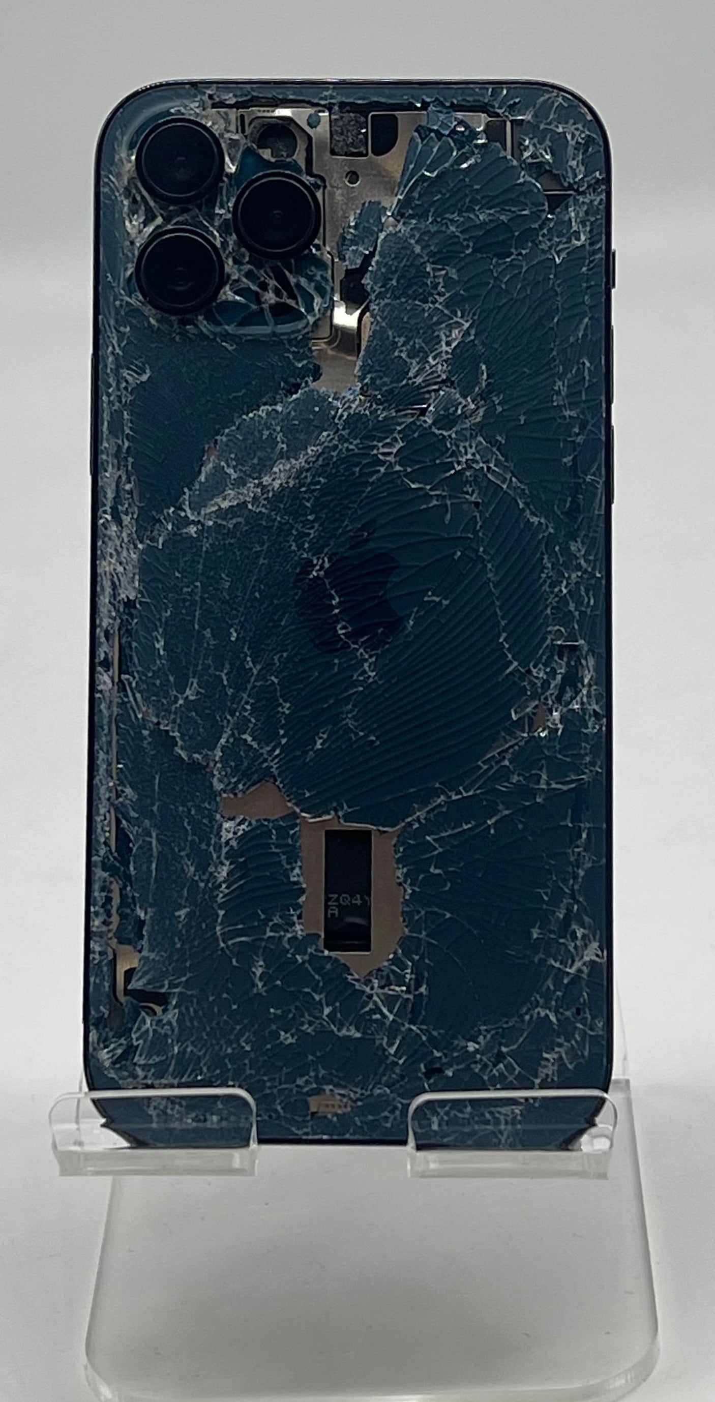 Apple iPhone 12 Pro 128GB Blue Unlocked - For Parts(Shattered Rear Glass)