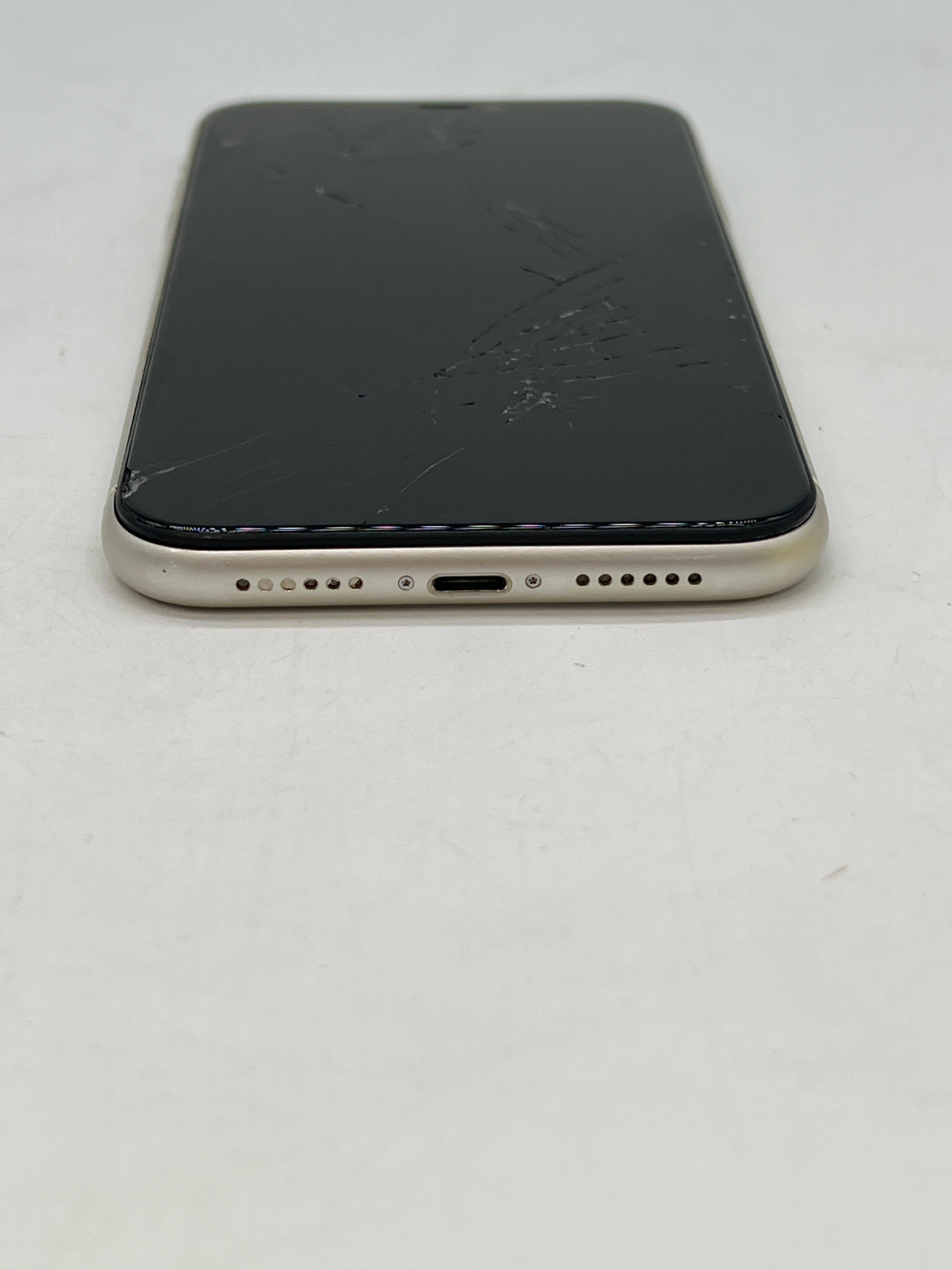 Apple iPhone 11 A2111 64GB Cricket - Cracked Screen, Bad LCD