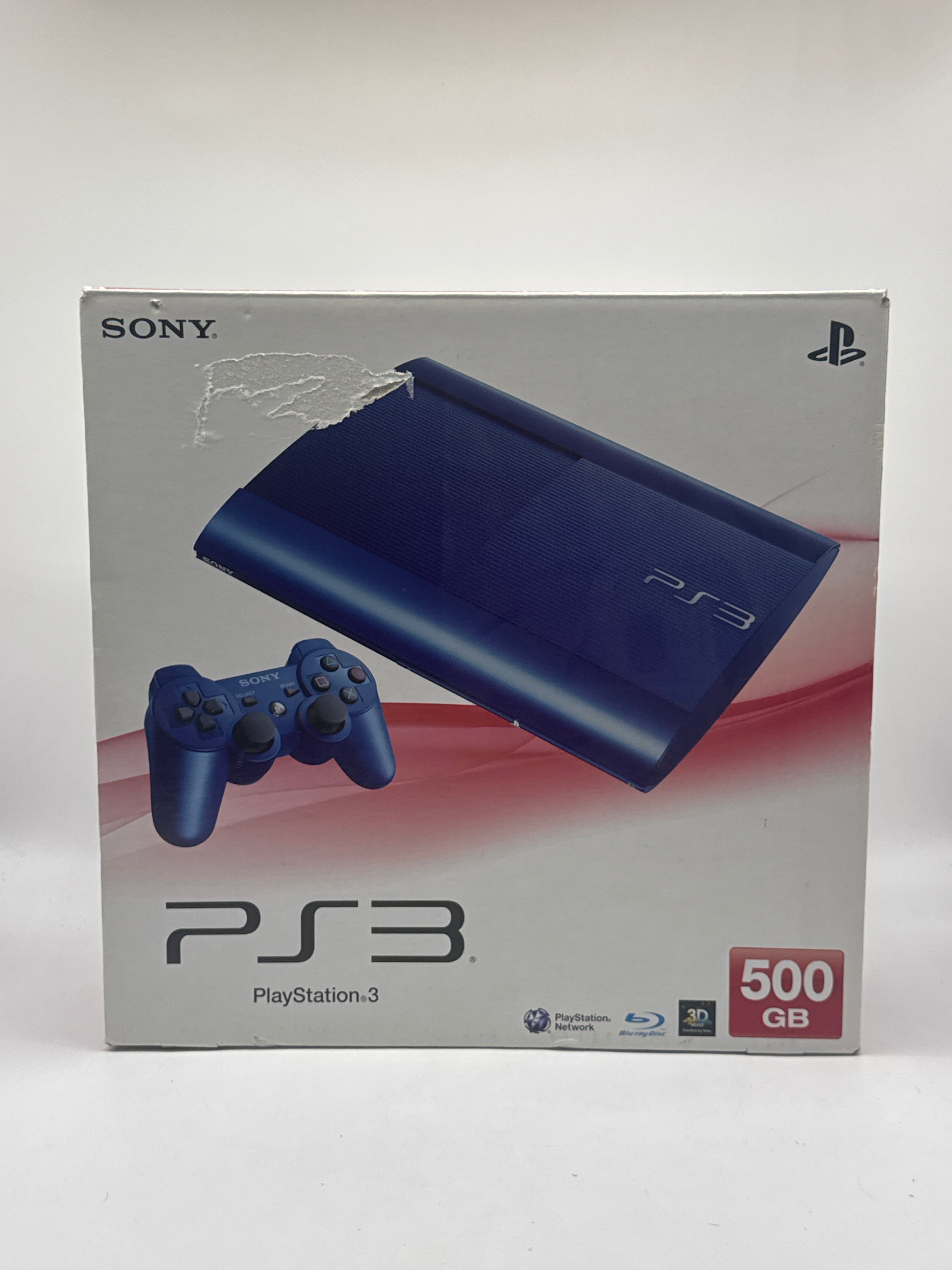 Sony PlayStation 3 Super Slim CECH-4006C 500GB Blue Console - Used