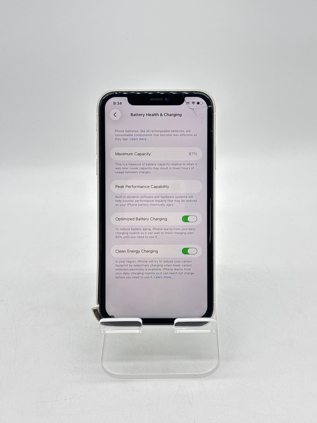 Apple iPhone 11 128GB White - For Parts AT&N