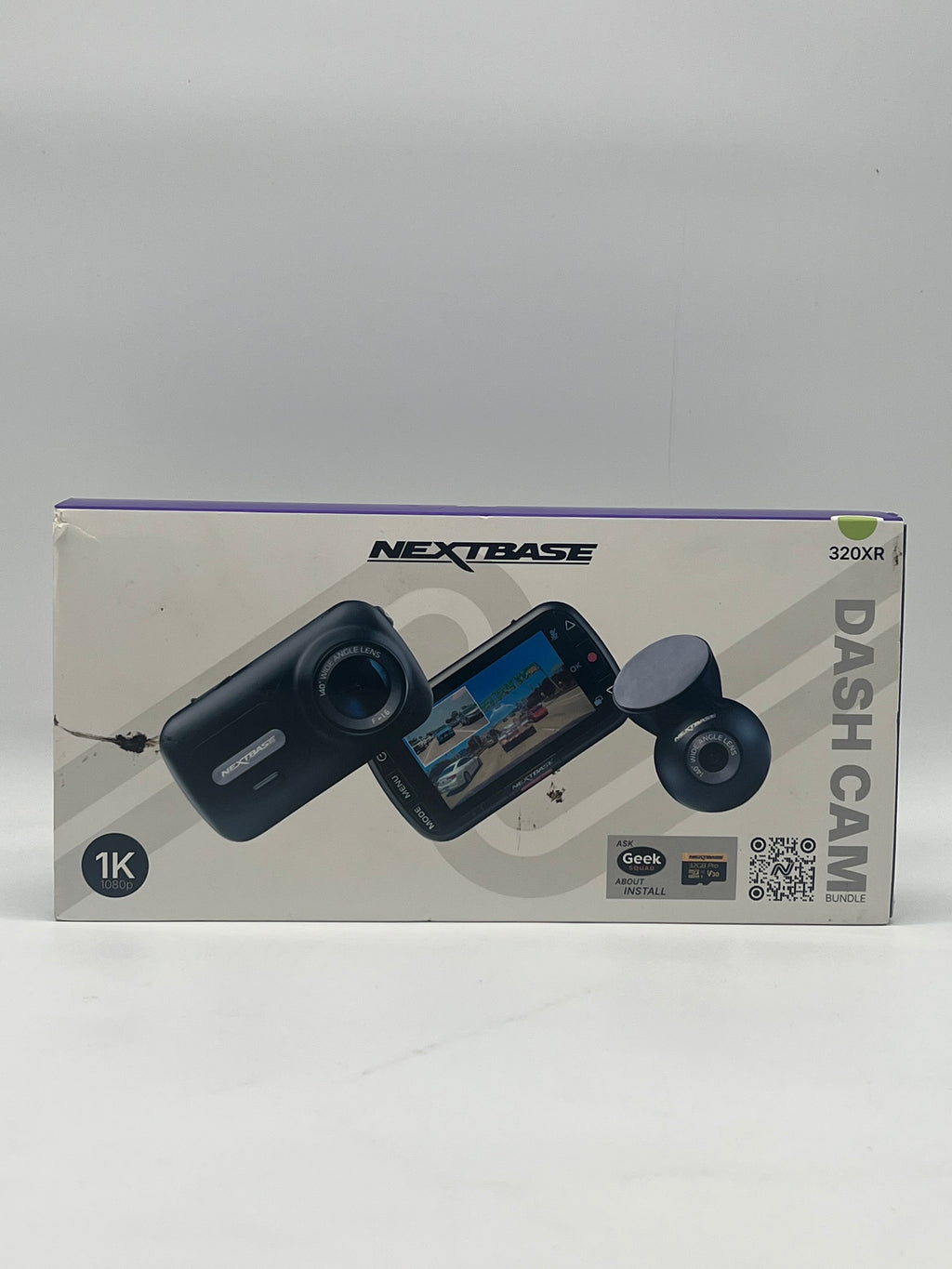 Nextbase 320XR 2.5 Inch Dash And Rear Camera Black Open Box
