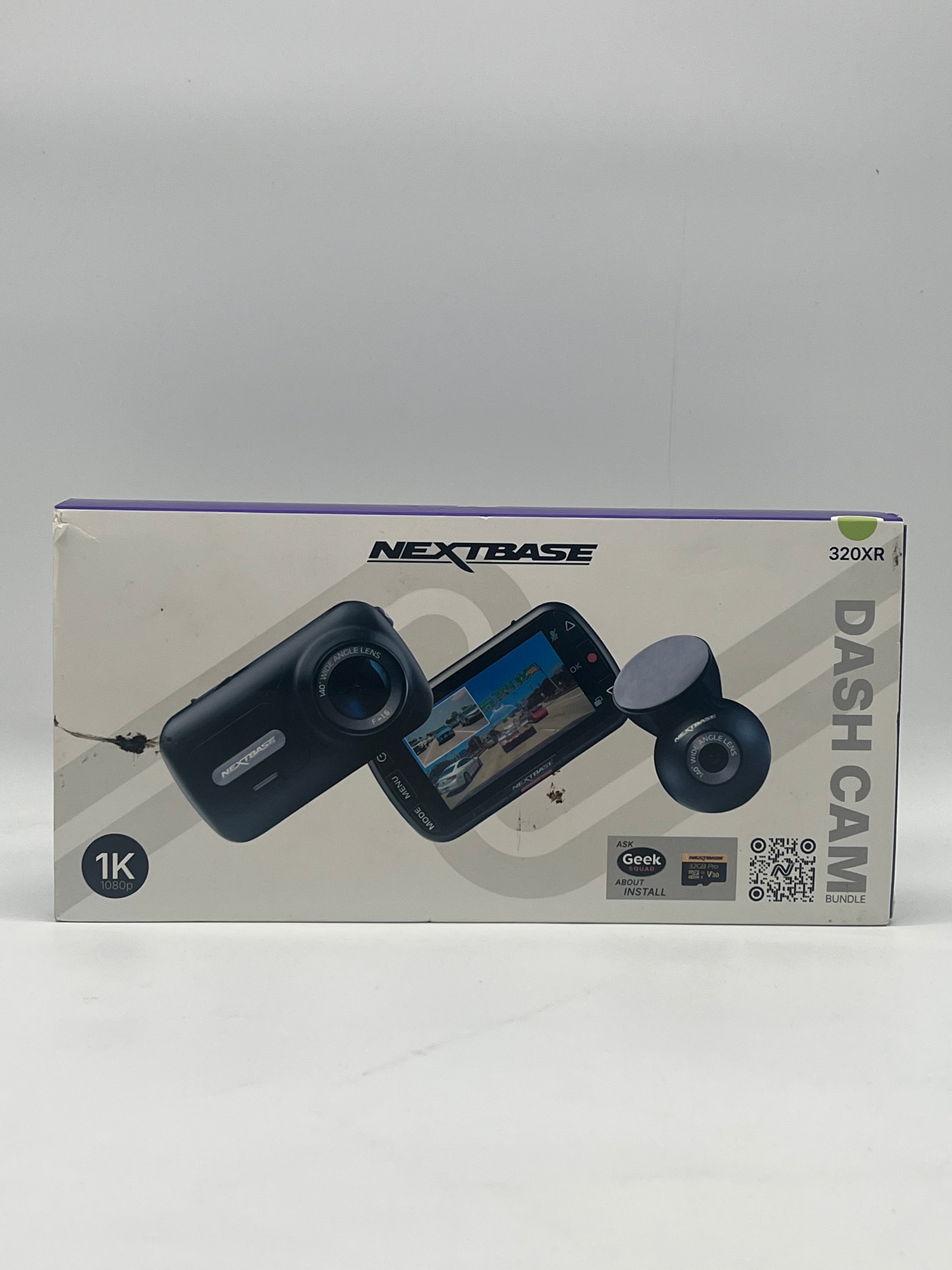 Nextbase 320XR 2.5 Inch Dash And Rear Camera Black Open Box