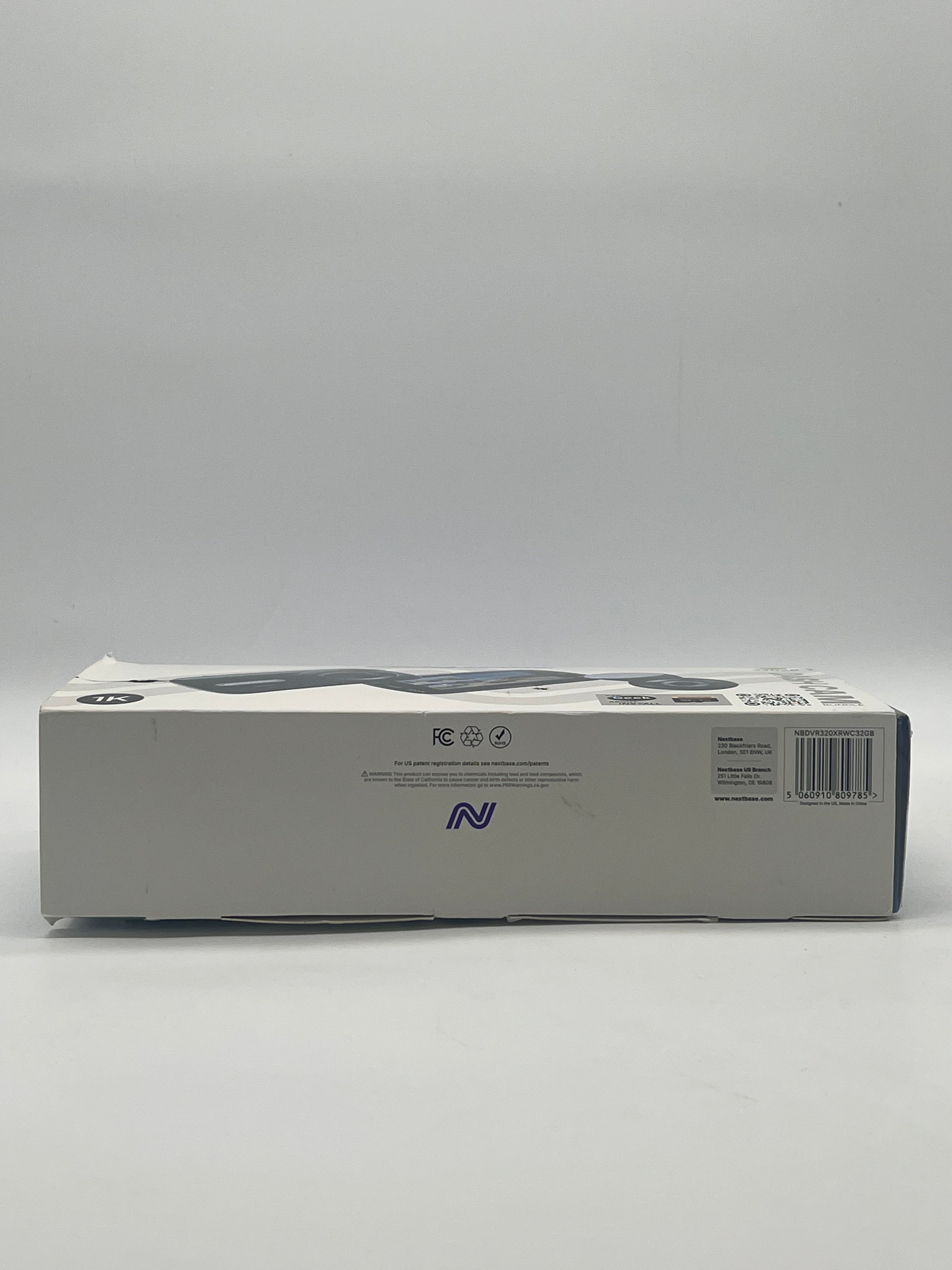 Nextbase 320XR 2.5 Inch Dash And Rear Camera Black Open Box