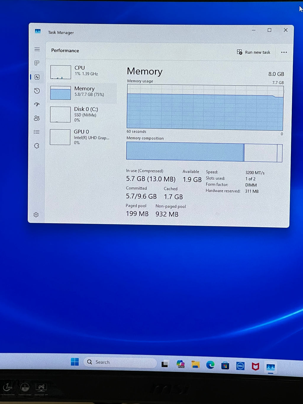 Dell Inspiron 3020 Desktop Computer Intel Core i5 8GB RAM 512GB Storage Black