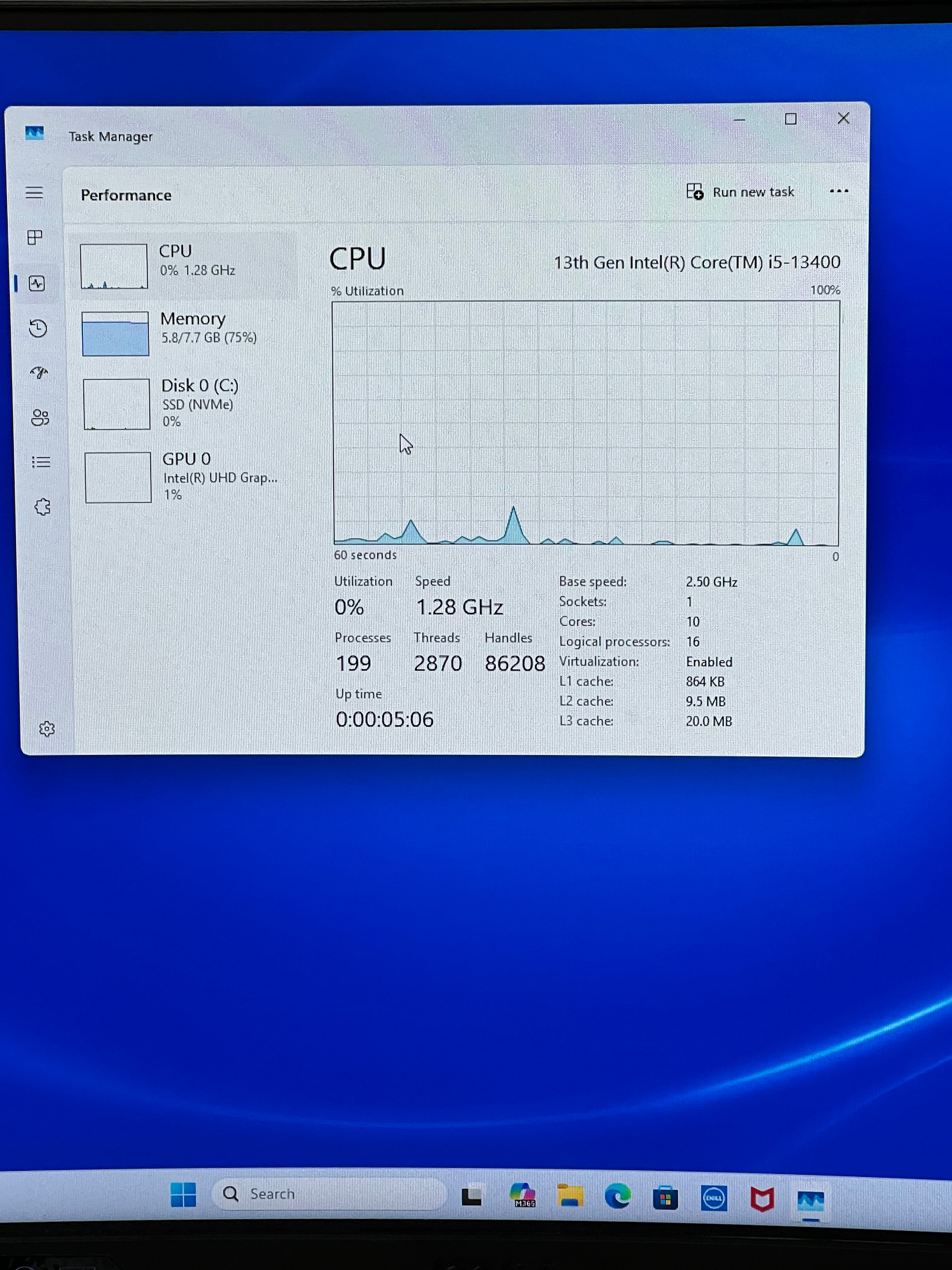 Dell Inspiron 3020 Desktop Computer Intel Core i5 8GB RAM 512GB Storage Black