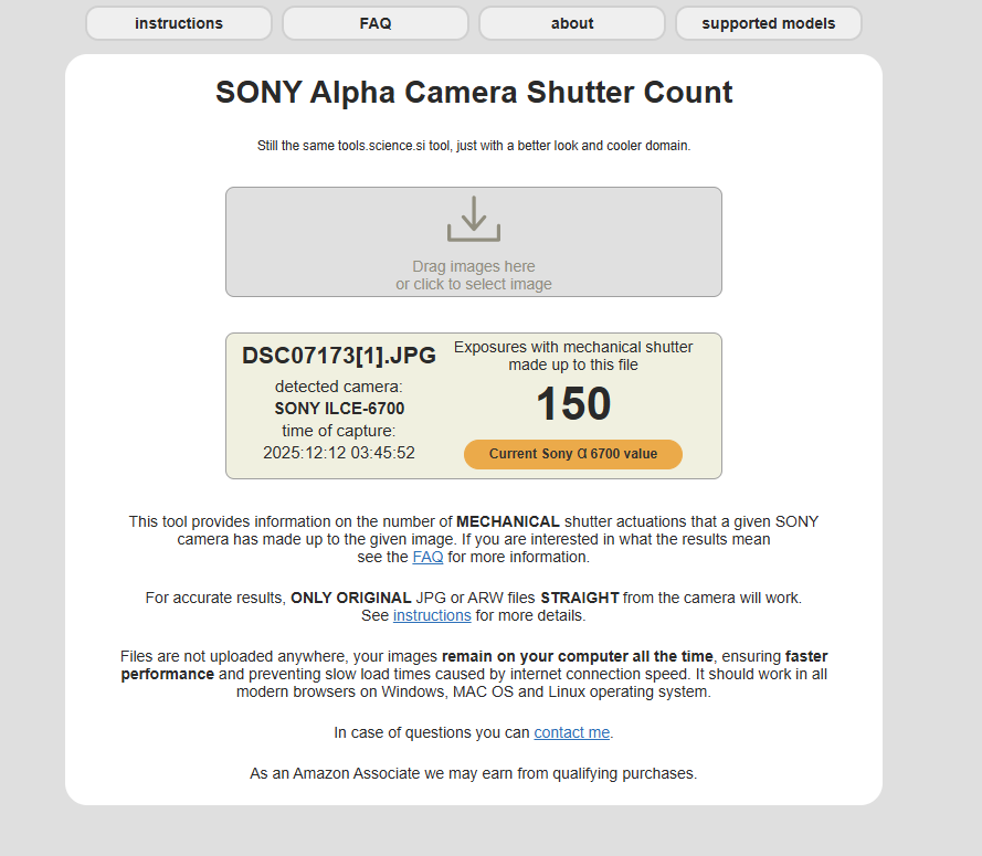 Sony Alpha A6700 26MP 4K Mirrorless Body Black (SC 150!)