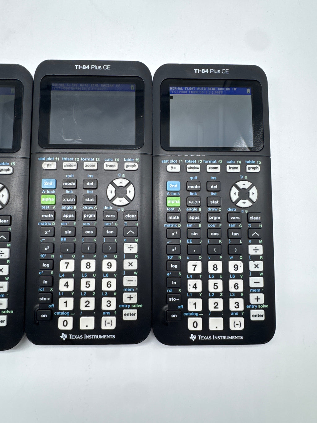 Texas Instruments TI-84 Plus CE Graphing Calculator White Lot of 10 - Used