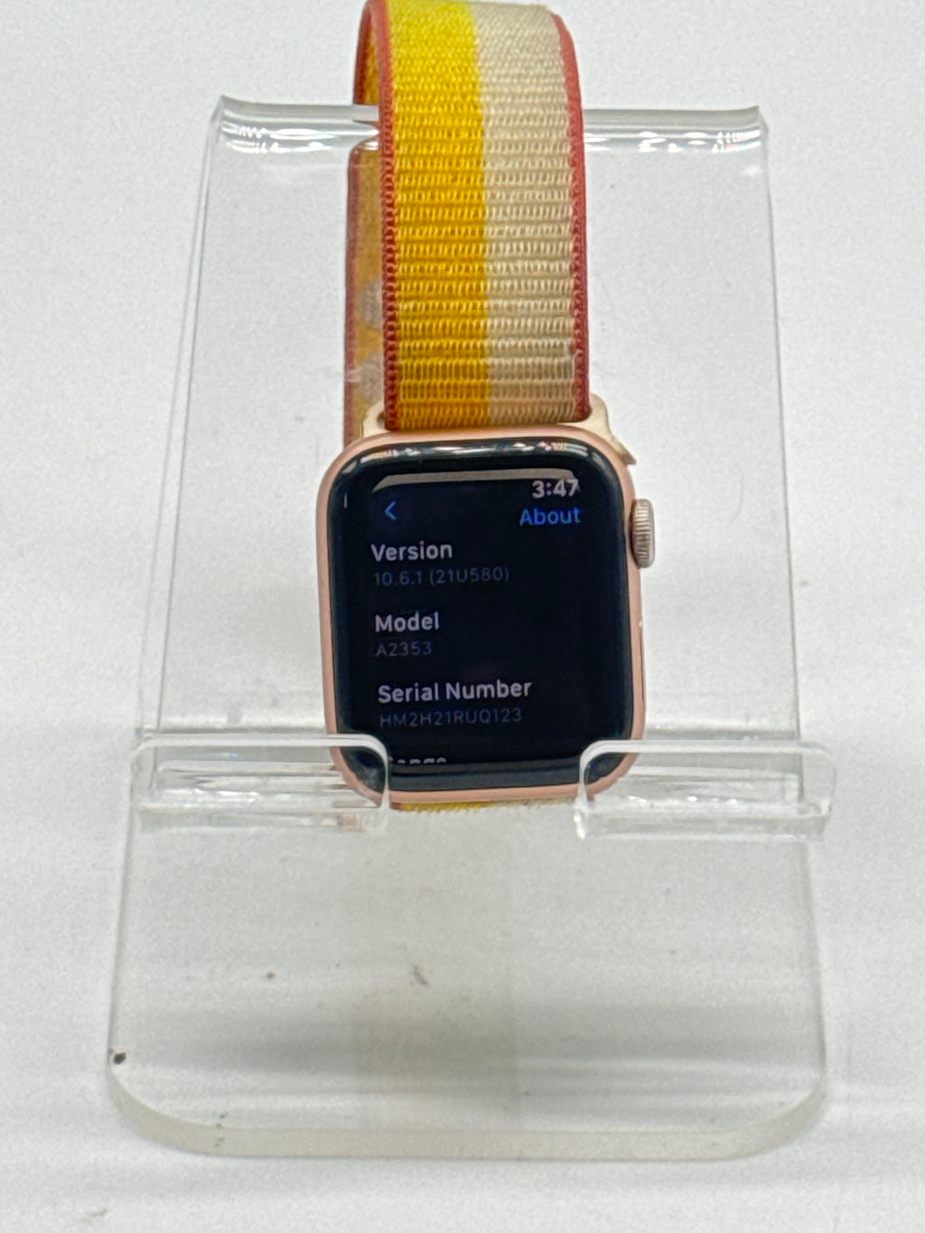 Apple Watch SE 1st Gen 40mm GPS Plus Cellular Gold A2353 99Pct Battery - Used