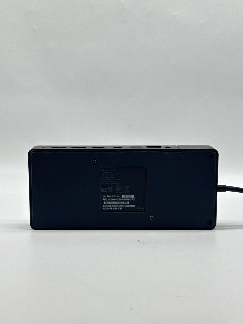 Dell WD19 USB-C Docking Station Dual DisplayPort HDMI 4K Black - Used