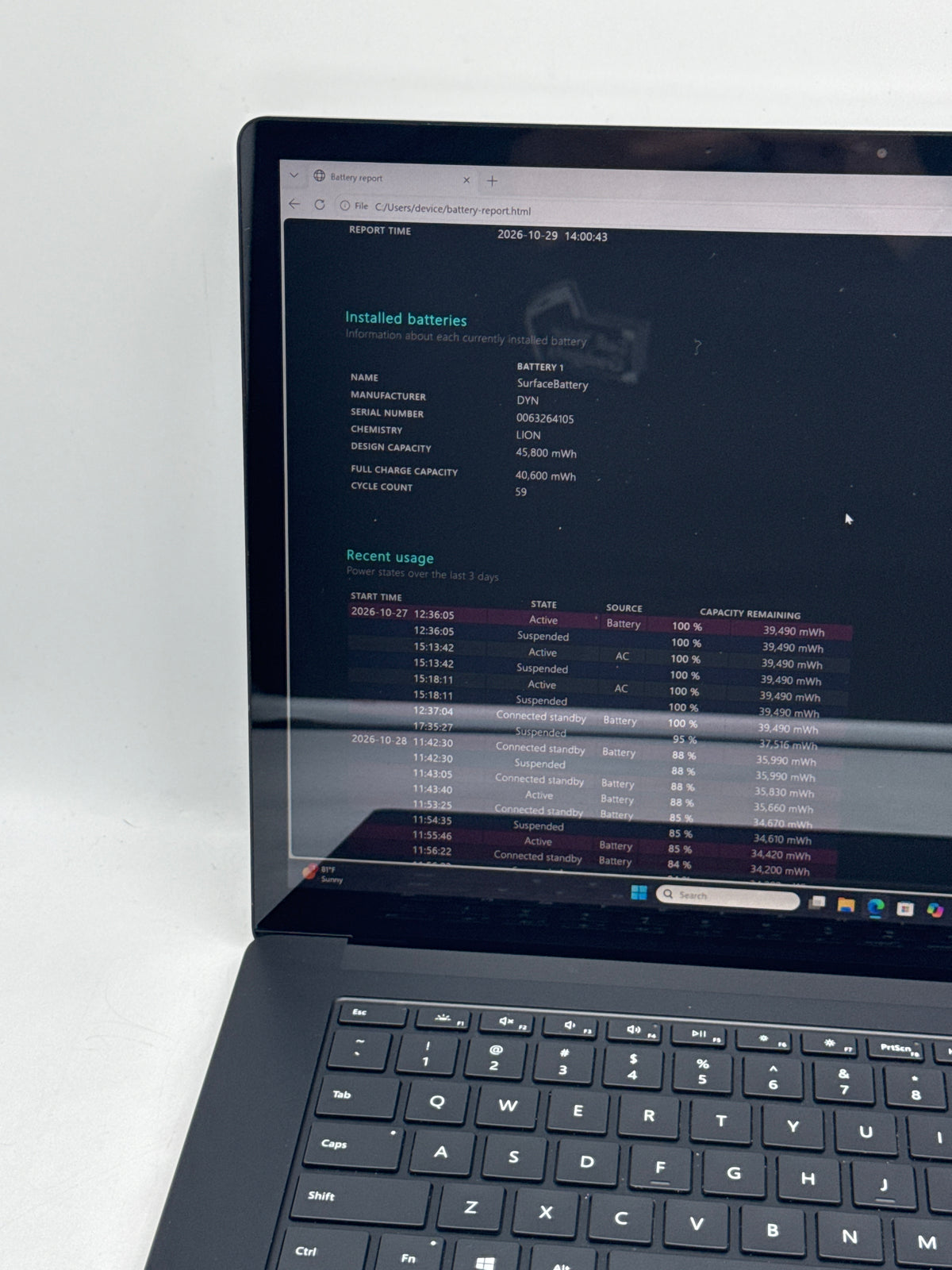 Microsoft Surface Laptop 4 1979 i7-1185G7 16GB RAM 512GB SSD Black - Used