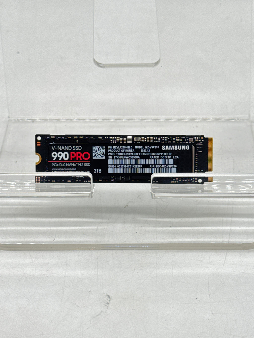 Samsung 990 PRO 2TB NVMe SSD PCIe Gen 4.0 x4 7450MB s - Used