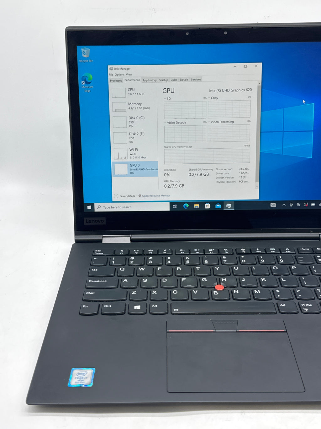 Lenovo ThinkPad X1 Yoga Gen 3 i7-8650U 16GB RAM 512GB SSD 14in Touch - Used