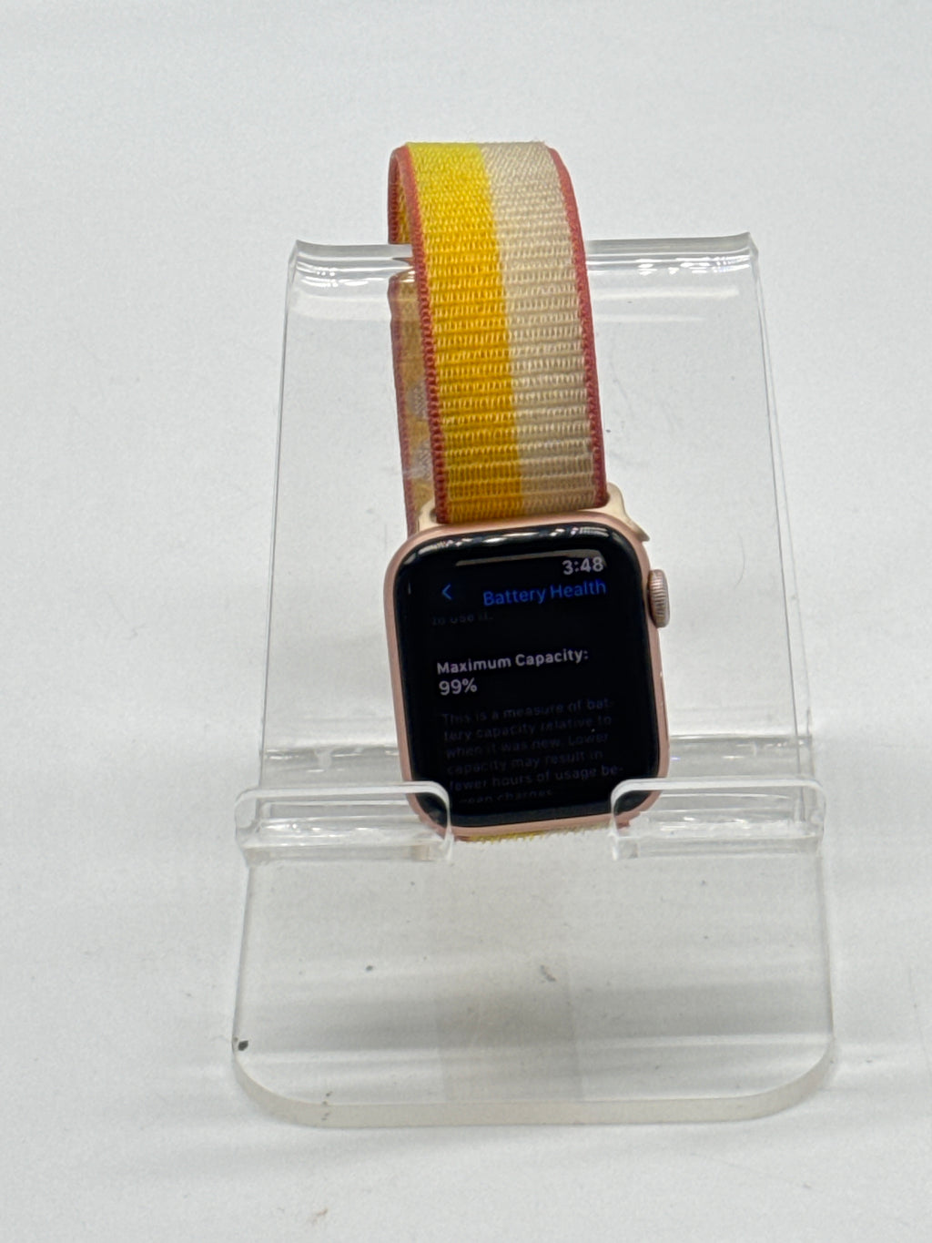 Apple Watch SE 1st Gen 40mm GPS Plus Cellular Gold A2353 99Pct Battery - Used