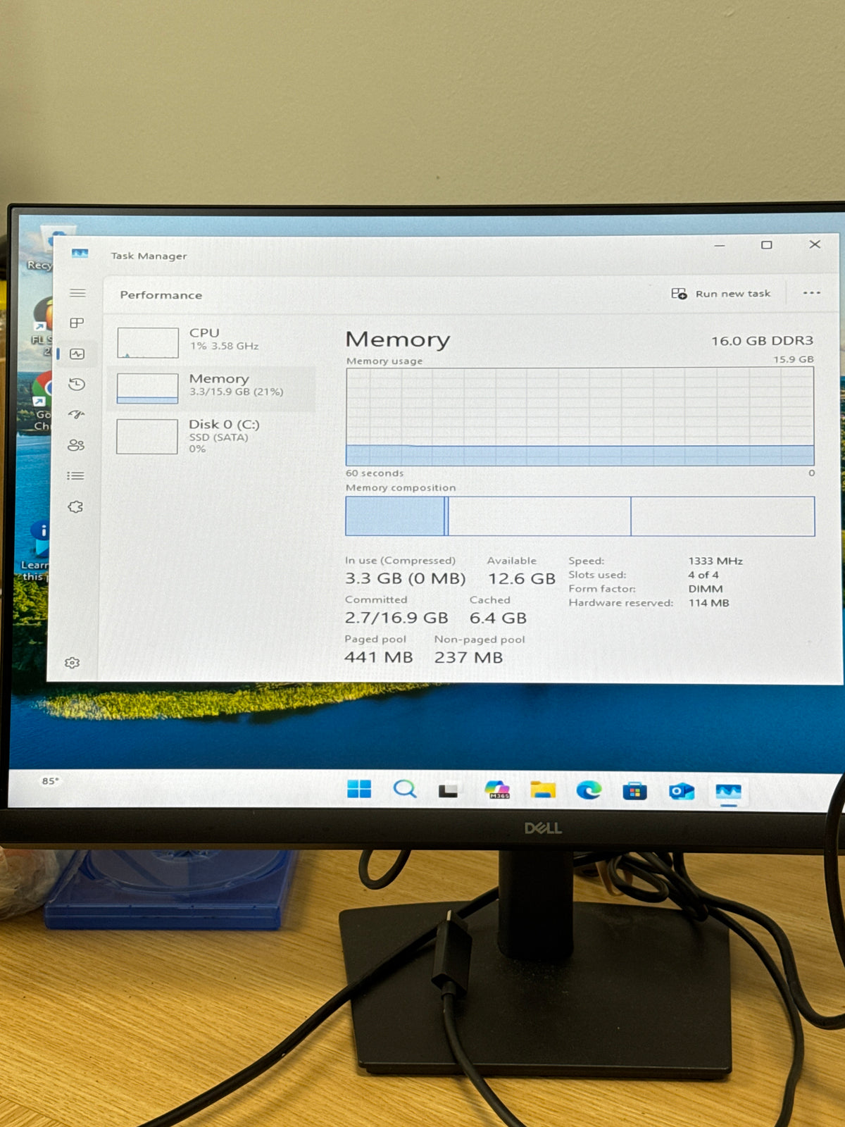 Dell OptiPlex 7010 Desktop Intel Core i5-3570 16GB RAM 128GB SSD - Used