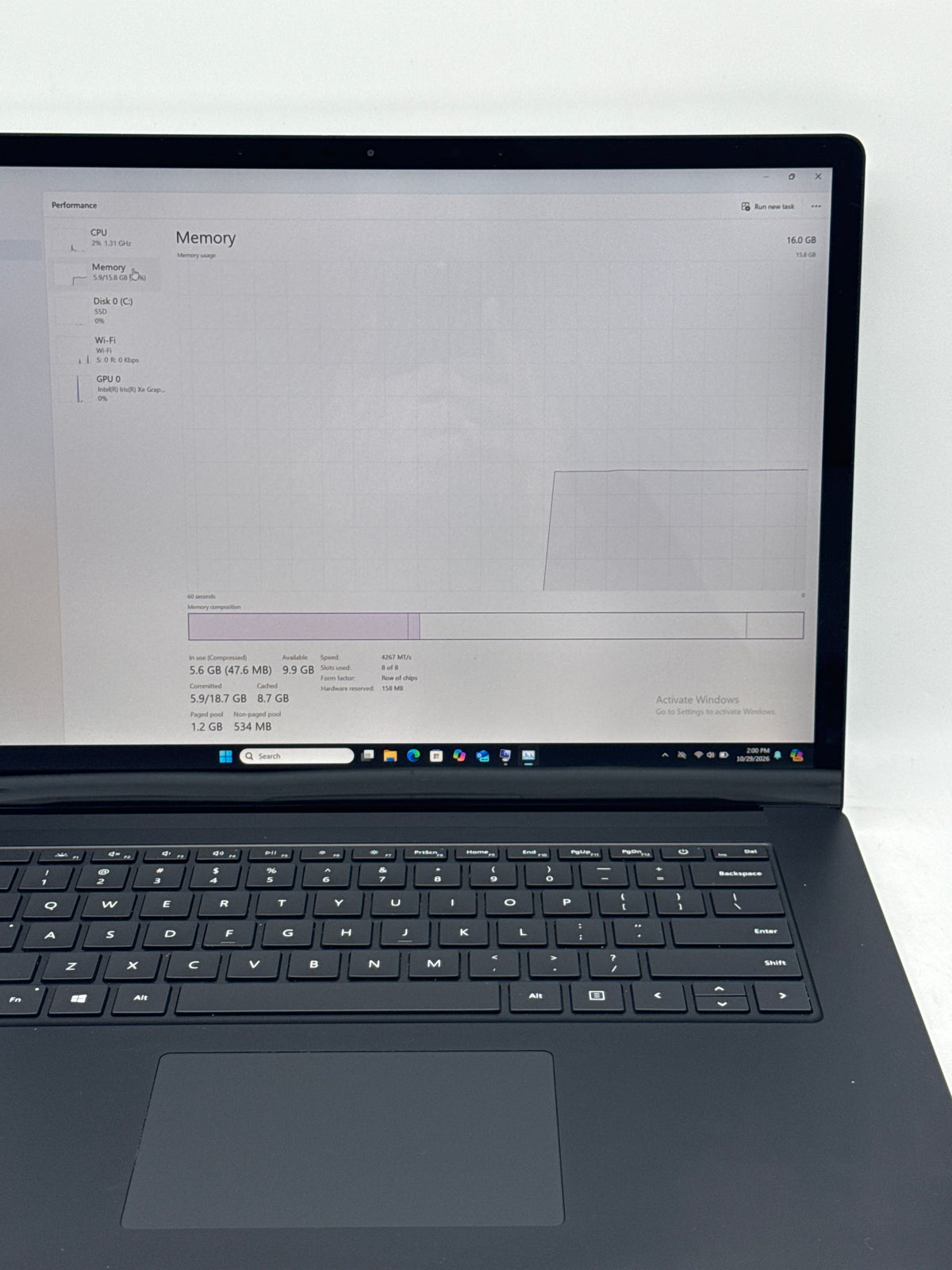 Microsoft Surface Laptop 4 1979 i7-1185G7 16GB RAM 512GB SSD Black - Used