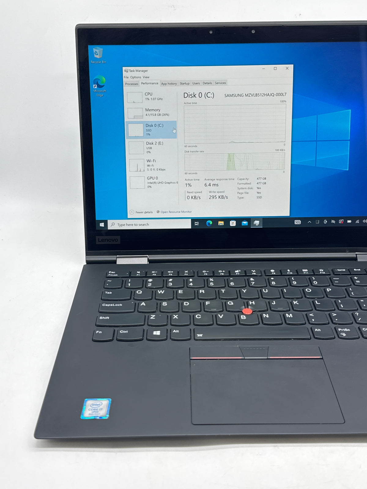Lenovo ThinkPad X1 Yoga Gen 3 i7-8650U 16GB RAM 512GB SSD 14in Touch - Used