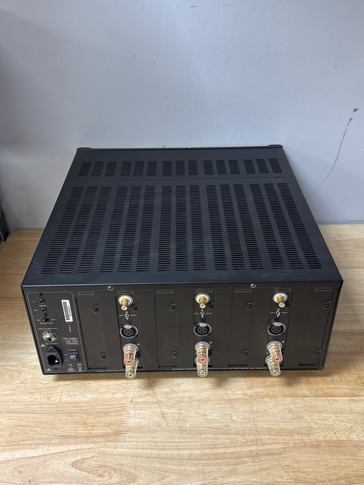 Emotiva XPA-3 3-Channel Home Theater Power Amplifier 200W RMS - Used