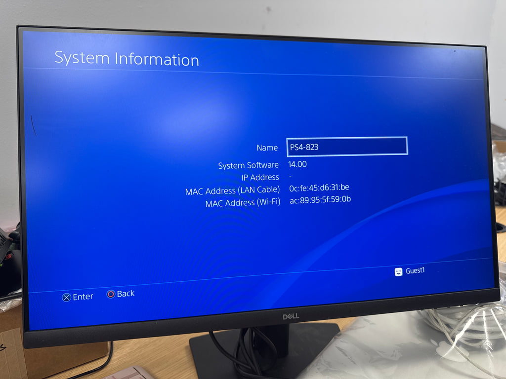 Sony PS4 CUH-1215A 500GB Black Console with 2 Games No Controller - Used