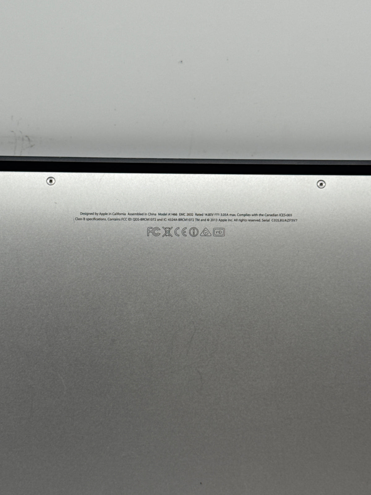 Apple MacBook Air 13in Mid 2013 A1466 Core i5 4GB RAM 128GB Flash - Used