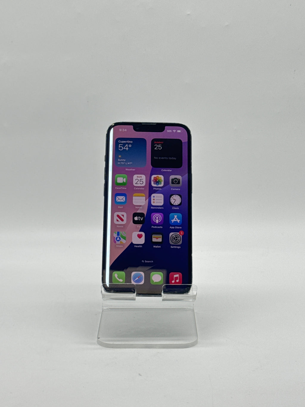 Apple iPhone 14 128GB Midnight Cracked Screen and Back Glass Unlocked