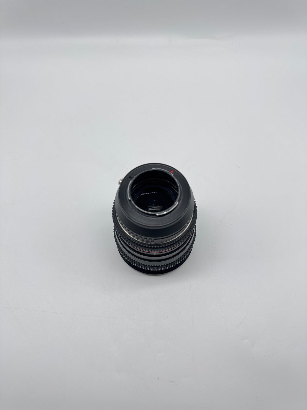 Rokinon 50mm T1.5 AS UMC Cine Lens with Fotodiox EOS M4 3 Adapter Black - Read