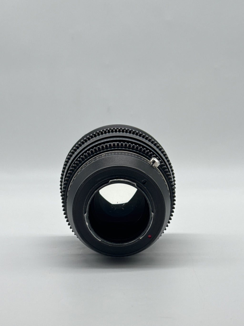 Rokinon 50mm T1.5 AS UMC Cine Lens with Fotodiox EOS M4 3 Adapter Black - Read